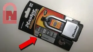 Worlds Worst Lock? Master Lock M176XDLH Opened 6 Ways!