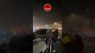 произошла авария с участием трёх автомобилей на ул. Мальбахова.12.12.22.