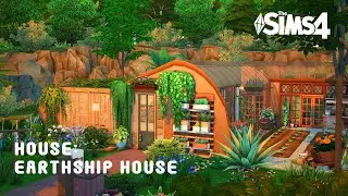 The Sims 4 | Earthship House | No CC | Vlog | Download 🌿🌱⛺