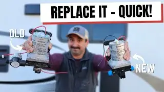 REPLACING our RV Water Pump | Full-time RV