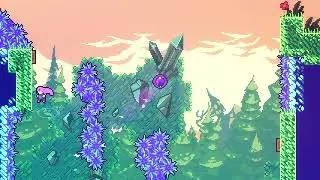 《蔚藍山脈 / Celeste》 A 面遊戲微片段
