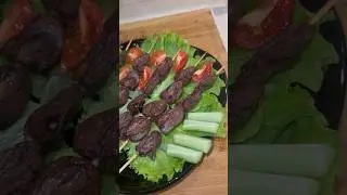 Шашлычки из сердечек индюшки!#shorts #шашлычки #шашлык #сердечки #обед #ужин #вкусно #семья #дети