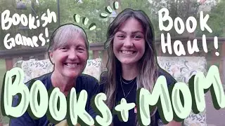 book shopping and bookish games with mom💐📚✨