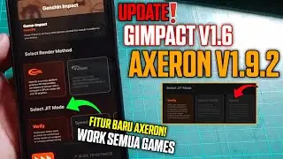 INI DIA❗ UPDATE BARU MODULE GIMPACT X AXERON V1.92 - FITUR BARU SETTING JIT MODE BUAT GAMING SMOOTH❗