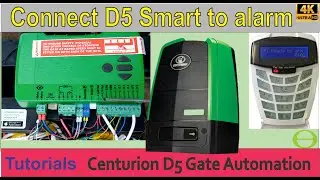 How to connect your Centurion D5 Smart gate motor to your alarm system as a zone for tamper.