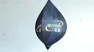 Unique Shape #Banner Lanturn/Burgundy Flag #pole For #advertising Display