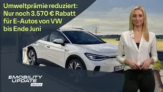 VW senkt Rabatte für E-Autos / BMW Batterie-Montagewerk / Tesla überholt BYD - eMobility Update