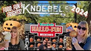 KNOEBELS Hallo-Fun 2024! The YUMMIEST foods, scary rides & fun! Opening weekend! #knoebels