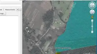 Create polygon and calculate area in google earth.