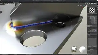 Welding steel in Blender 2.8