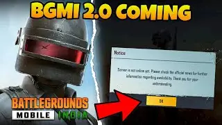 BGMI SERVER IS NOT ONLINE PROBLEM 😢 | BGMI 2.6 UPDATE | BGMI UNBAN GOOD NEWS