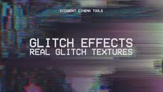 Glitch Effects: Real Glitch Texture Overlays (Vol. 1) | Glitch Textures Pack