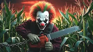 Bloody Harvest (2025) New Scary Horror Movie | Clown in the Cornfield | Trailer