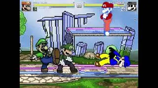 MUGEN Survival #23: SSBB Luigi e Super Brawl Luigi