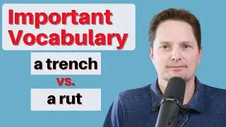 Learn English, American pronunciation /AMERICAN ENGLISH/ EXAMPLES OF TRENCH/EXAMPLES OF TRENCH