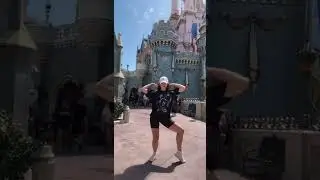 ABBA dance in front of the Disney Castle :)