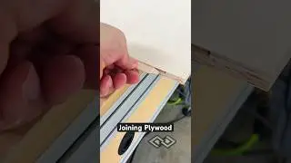 Need some larger pieces of plywood so joining scraps together using biscuits 👍 #woodworking