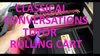 Classical Conversations Tutor Rolling Cart {Daily Vlog}