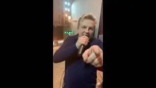 Репетицию Виктора Салтыкова, снимает Елена Воробей