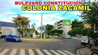 BULEVARD CONSTITUCIÓN Y CALLE ZACAMIL SAN SALVADOR.