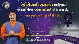 સ્ત્રીરોગની સમસ્યા રસોડામાં પ્લેટફોર્મનાં બ્લેક સ્ટોનને લીધે થાય છે.| Shri Shailendrasinhji Vaghela