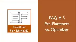 ExactFlat Pre Flattener vs  Optimizer