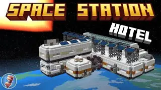 Working SPACE STATION in Create Mod Minecraft