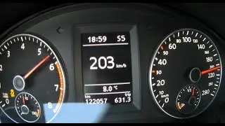 Scirocco 2.0 TSI 0-200km/h acceleration. Launch Control