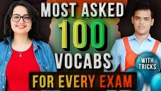 100 Most Asked Vocabulary Tricks for NDA, CDS, AFCAT | Elimination Method - Pooja ma'am