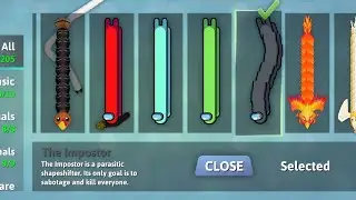 Snake io Among Us Rare skin gameplay || Snake io video || Snake io game