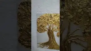 Картина #деревожизни с натуральными камнями авантюрин, агат, стразы. Эпоксидная смола 😀