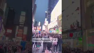 Times Square Lights NYC at night