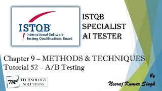 ISTQB AI Tester | A/B Testing of AI Based Systems | AI Tester Certification | AI Tutorials #tmsquare
