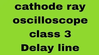 CRO Cathode Ray Oscilloscope. Delay line and it's types. BSC physics. Malayalam explanation.