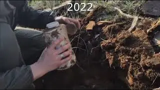 Озеро Карасунь. Вскрытие схрона туристов 1994 г.