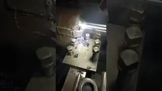 Late night metalworking #machine #cnc #lathe
