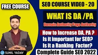 What is DA PA in seo | DA PA checker tool | Domain Authority and Page Authority | SEO Course