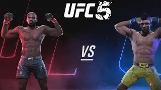 Jon Jones vs Johnny Walker - CPU vs CPU - UFC 5