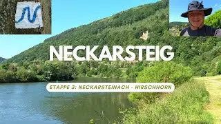 Neckarsteig Etappe 3 Neckarsteinach  - Hirschhorn 4K