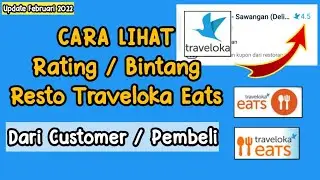 cara melihat rating restoran Traveloka Eats || Tutorial Traveloka Eats Penjual
