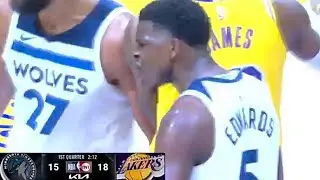 Timberwolves Anthony Edwards (27 Points) vs Lakers • 10/22/24