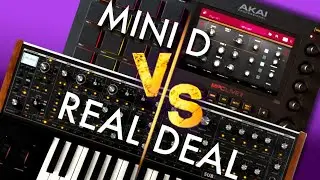 AKAI MINI D VS REAL MOOG COMPARISON 🤯 MPC 2.1.6 Update