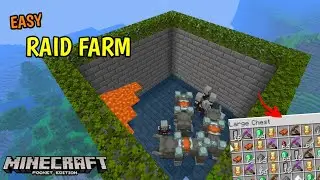 Unlimited Totem + Emerald | How to Make Raid Farm in Minecraft