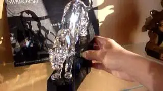 Panther: crystal swarovski sculpture