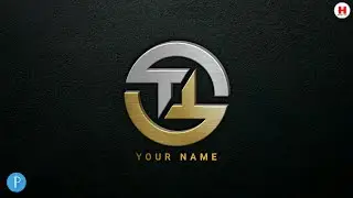 TT Logo design in pixellab || How to make TT Professional logo design||