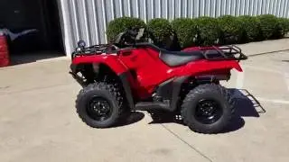 2017 Honda Rancher 420 2x4 ATV (TRX420TM1H) Walk-Around Video | Red | Review @ HondaProKevin.com