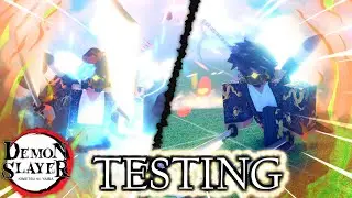 Testing the New 2022 Demon Slayer Game on Roblox!