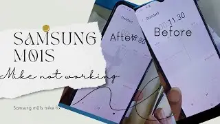 Samsung M01s mike (mic) problem fix