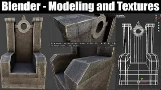 Blender Tutorial -  Modeling and Textures | Game Art