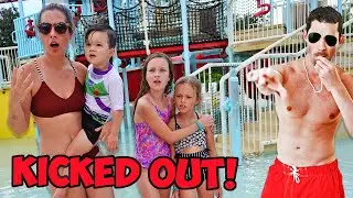 WE SNUCK our FAMILY into a CLOSED WATERPARK! 😳 KICKED OUT